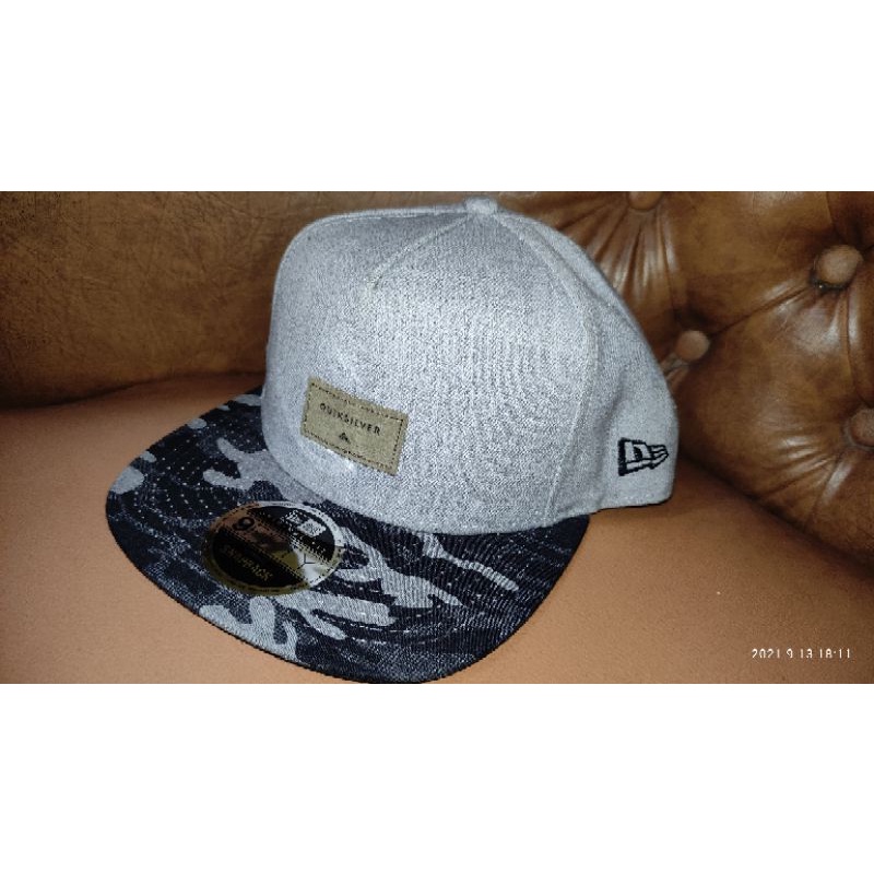 Topi Snapback New Era x Quick Silver Camo Not mlb nba stussy nike adidas nfl nhl ncaa looney
