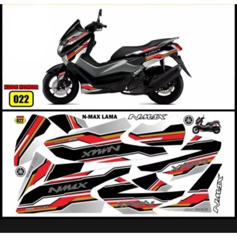 striping yamaha nmax old/ decal variasi nmax old