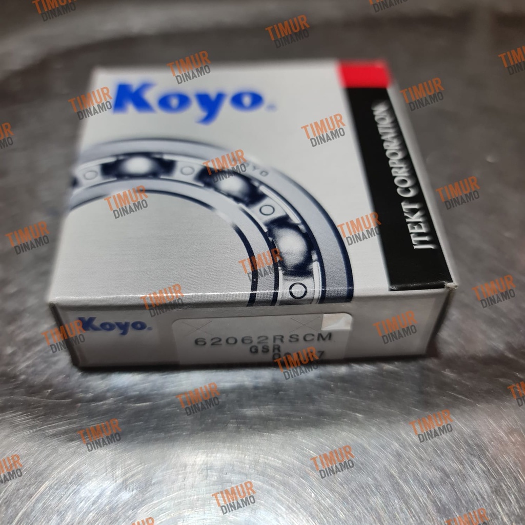 Bearing Bering Lahar KOYO 6206 2RS Tutup Karet JAPAN ASLI