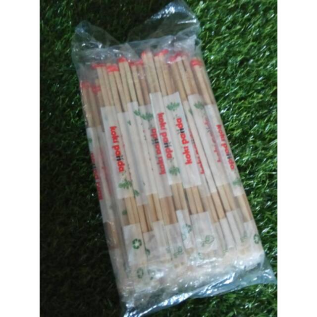 Sumpit bambu cap koki panda