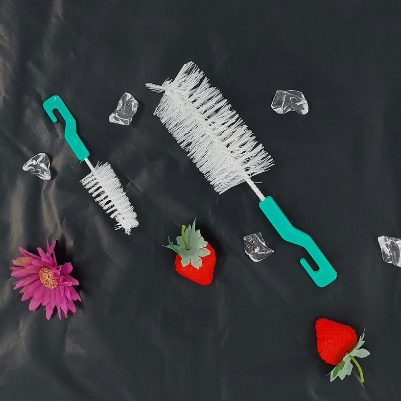 SIKAT BOTOL MINUM BAYI SIKAT BOTOL 2IN1 BESAR DAN KECIL