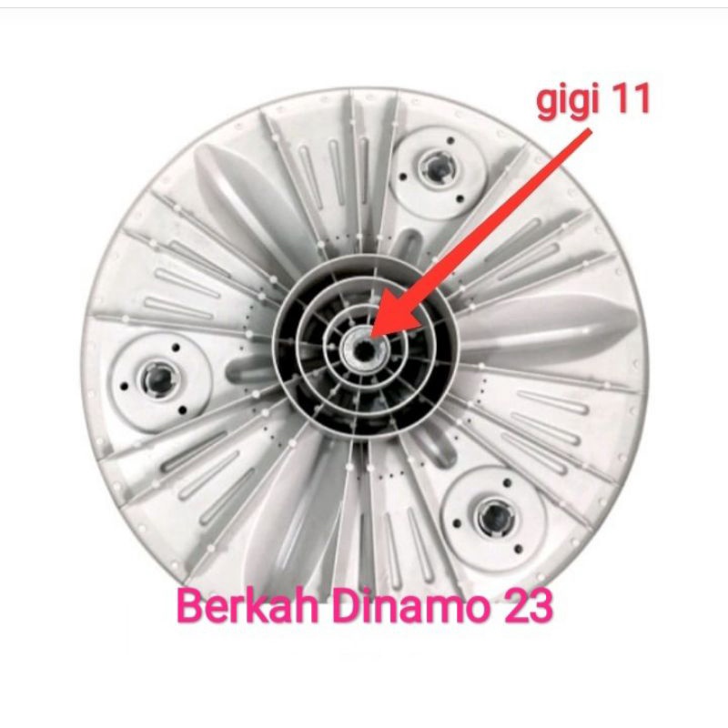 Pulsator Mesin Cuci LG 1 Tabung Diameter 38 cm As Gigi 11
