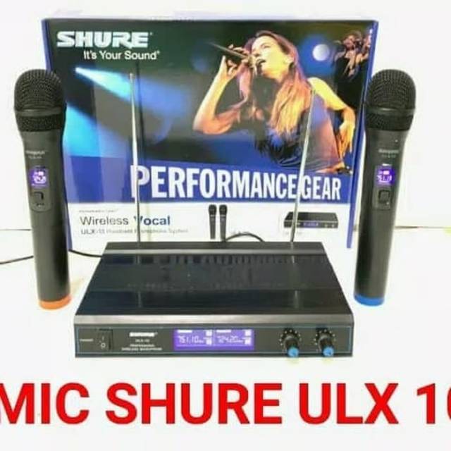 Mic Microphone Wireless Shure ULX-10 ULX10 ULX 10 TERBAIK