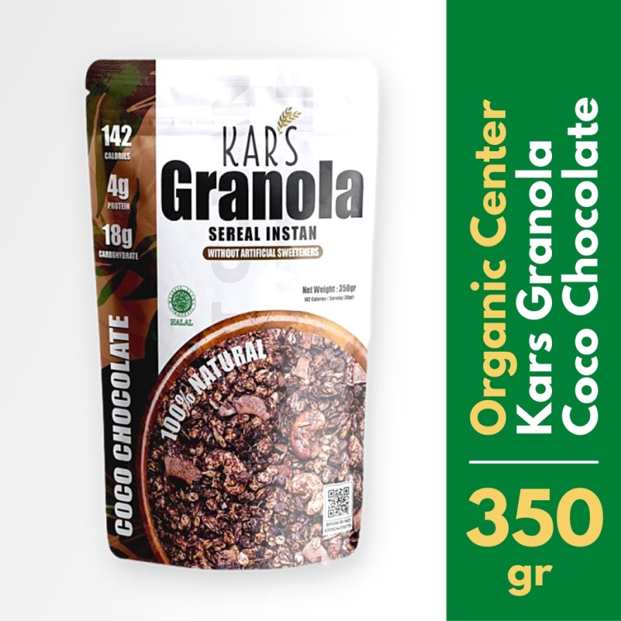 Organic Center - Kars Granola Coco Chocolate 350gr - Cemilan Sehat