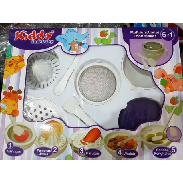 Food Maker Kiddy MPASI Gift Set 8501 KD8501 Pengolah Makanan Bayi