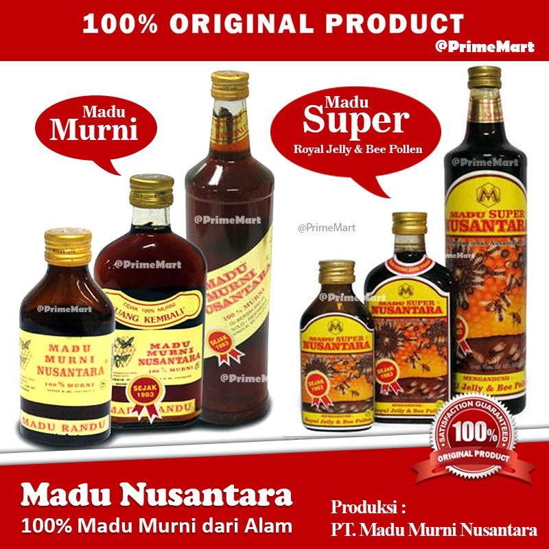 

Madu Murni Madu Super Nusantara 100 ml royal jellybee polen madu alam alami hutan
