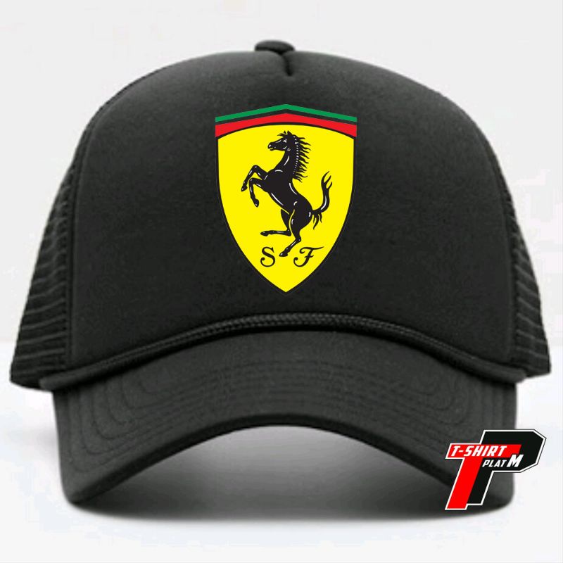 Topi Trucker Ferrari