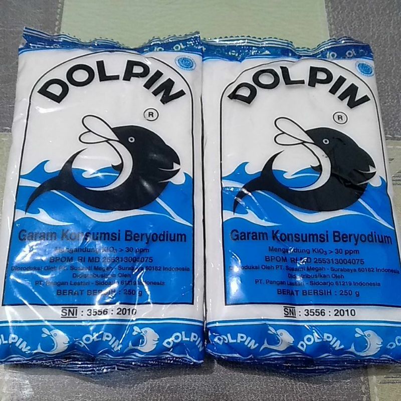 

Garam Halus Dolpin 250 gram / Garam Konsumsi Beryodium