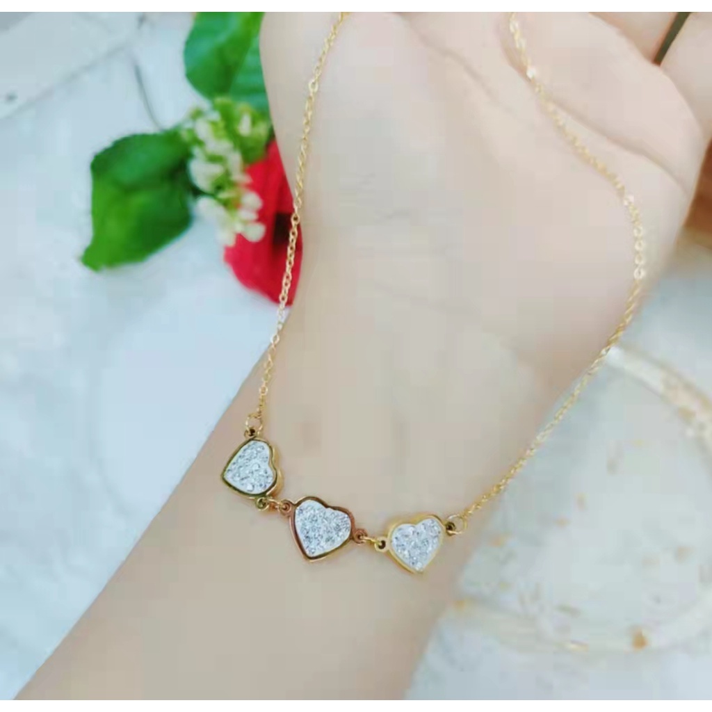 Kalung Titanium Mata Full Perhiasan Fashion 8504,192 ,271