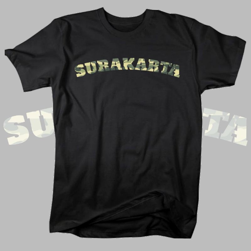 KAOS BAJU TSHIRT CASUAL FOOTBALL SURAKARTA ARMY