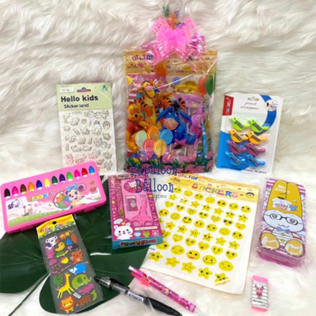

Paket stationary goodie bag ultang tahun