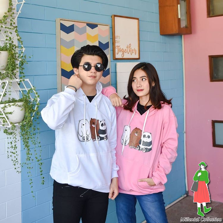 WE BARE BEARS SWEATER/Sweater Hoodie/Family Bear Hoodie