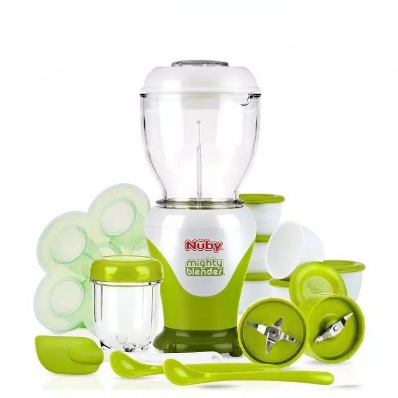 Nuby Mighty Blender Garden Fresh / Blender Makanan Mpasi Bayi Multifungsi / Nuby Kids Garden Fresh M