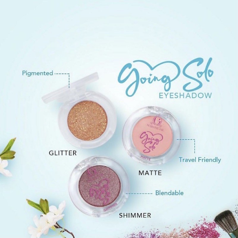 [MATTE] MADAME GIE GOING SOLO MATTE PRESSED EYESHADOW / MADAME GIE PRESSED SINGLE MATTE EYESHADOW