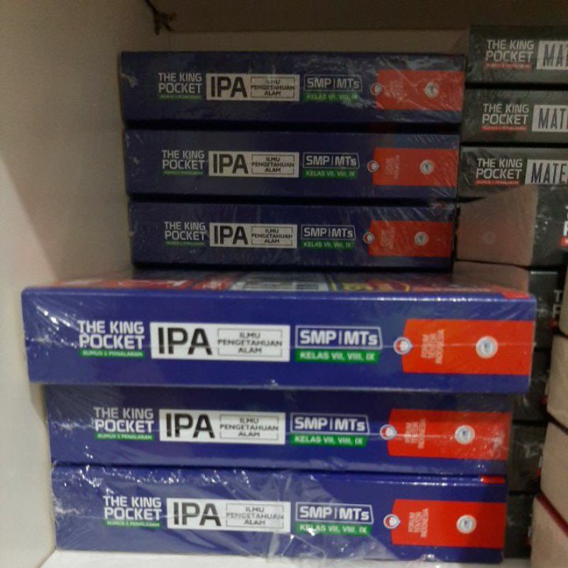 BUKU SOAL BEST : NEW UPDATE THE KING POCKET RUMUS & PENALARAN MATEMATIKA . IPA SMP/MTs-5