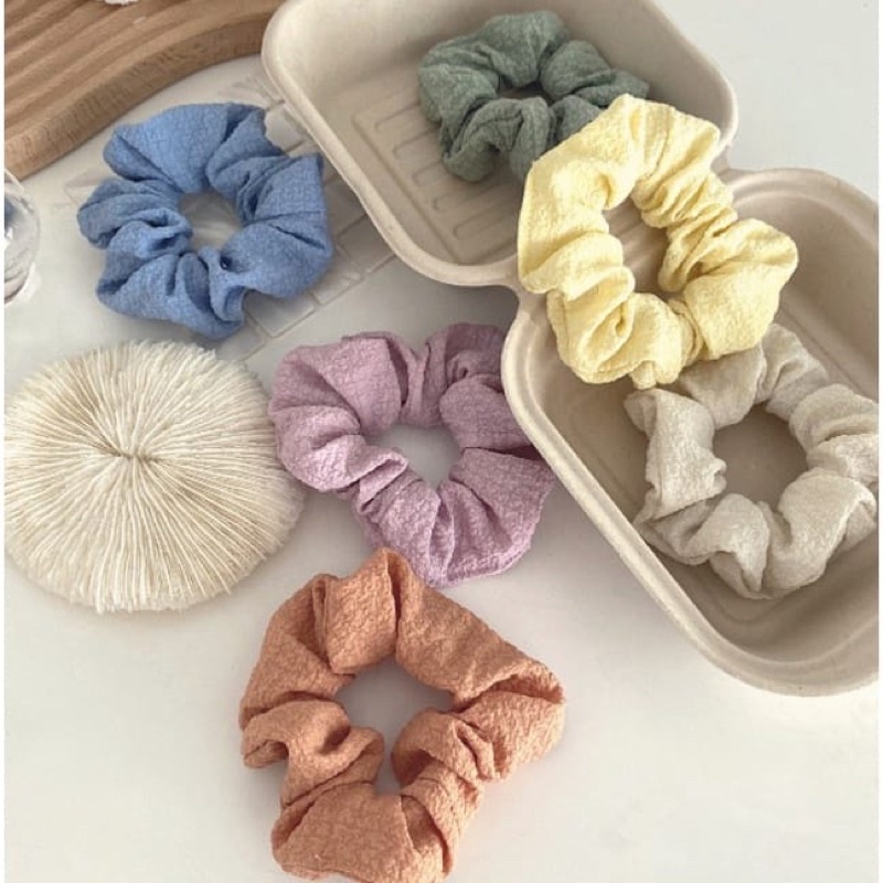 IKAT RAMBUT SCRUNCHIE ALA KOREA