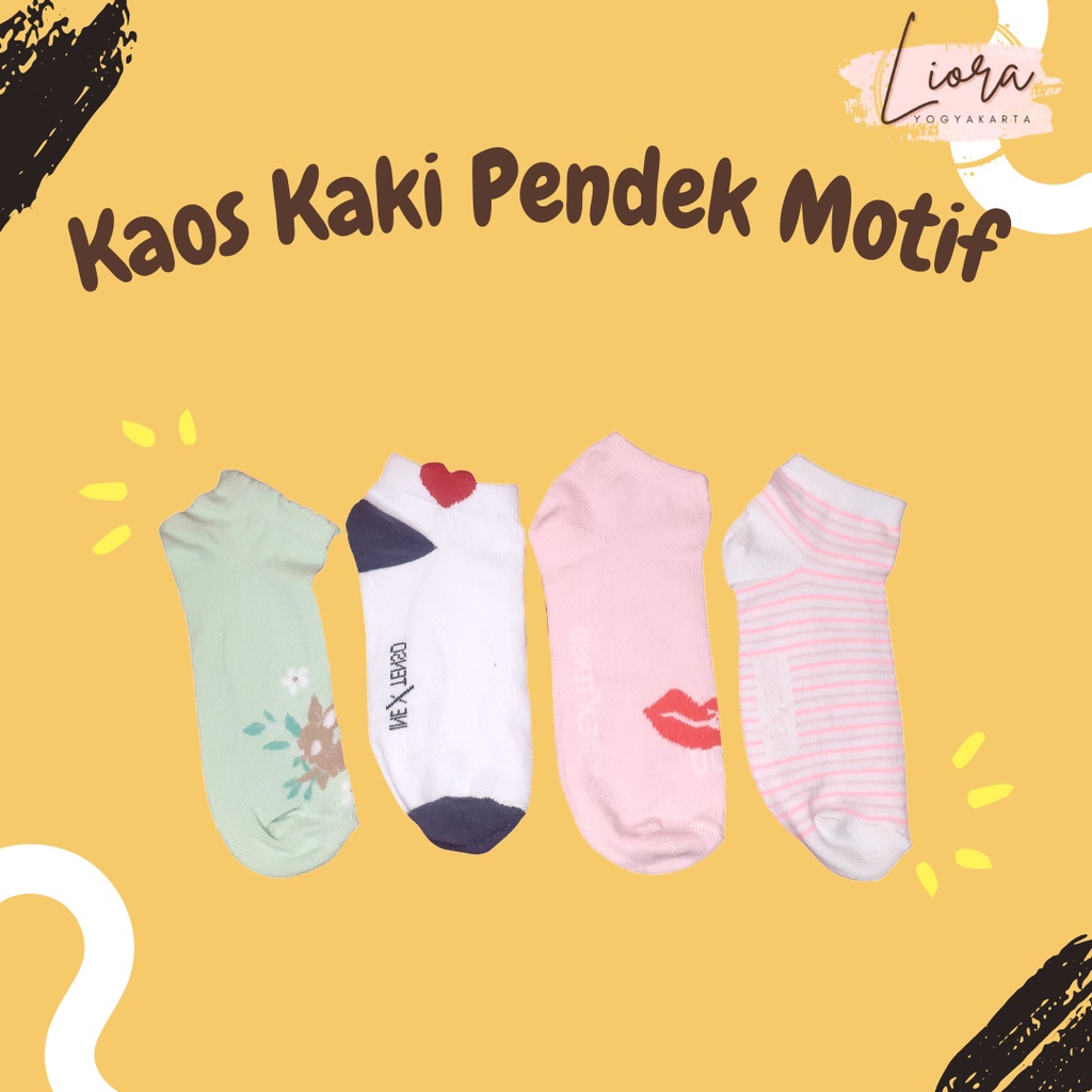 kaos kaki mata kaki motif/kaos kaki motif lucu/kaos kaki pendek mata kaki