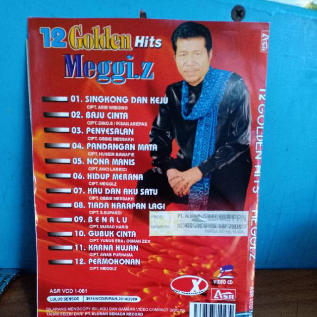Vcd 12 Golden Hits Megi Z Shopee Indonesia