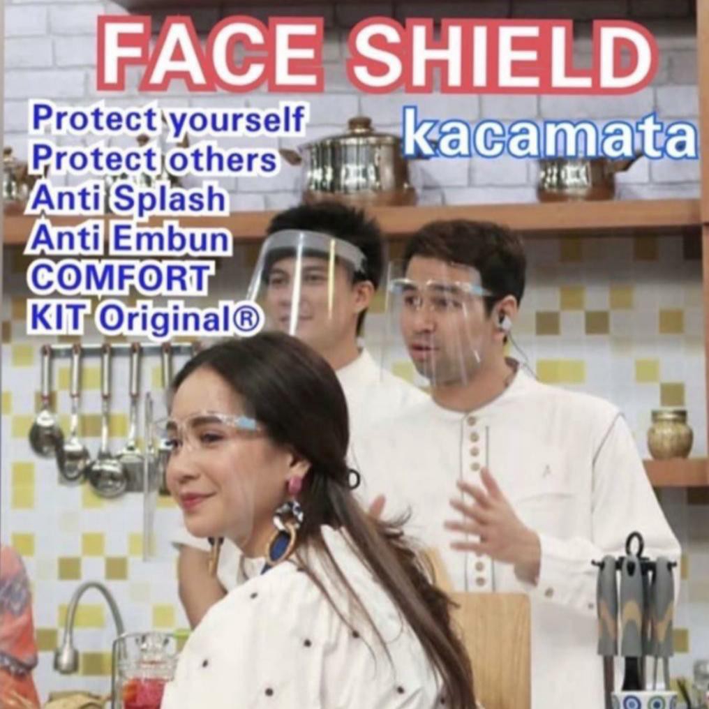 FaceShield Kacamata / FaceShield Nagita READY STOCK / Face Protection / JAKARTA