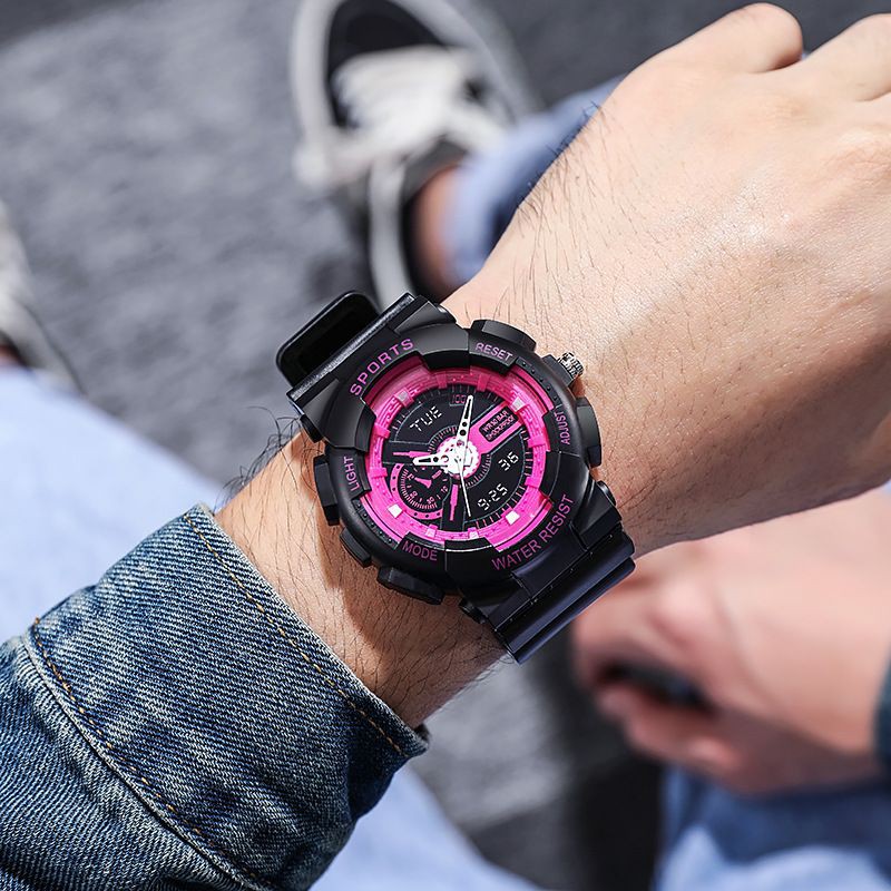 DS J029 Jam Tangan Sporty Tali Rubber Analog Import Fashion Terbaru Murah