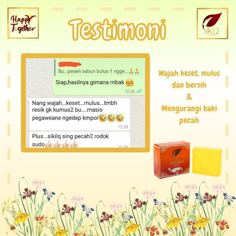 BEST SELLER ! SABUN BULUS SR12 HERBAL  / BPOM TERLARIS! SABUN WAJAH / SABUN GATAL / SABUN BULUS BAR SOAP ORIGINAL AMAN / BULUS SR12 / SABUN GATAL PALING AMPUH / PENGHILANG BAU BADAN AMPUH BPOM