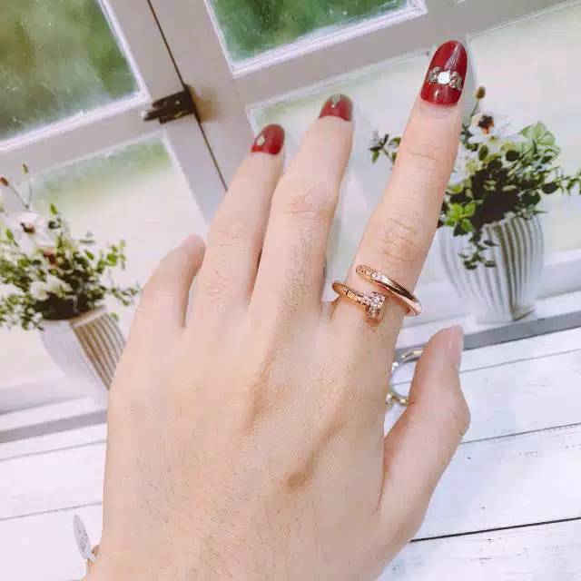 CINCIN PAKU / CINCIN TITANIUM ANTI KARAT / CINCIN FASHION / CINCIN WANITA / CINCIN KOREA