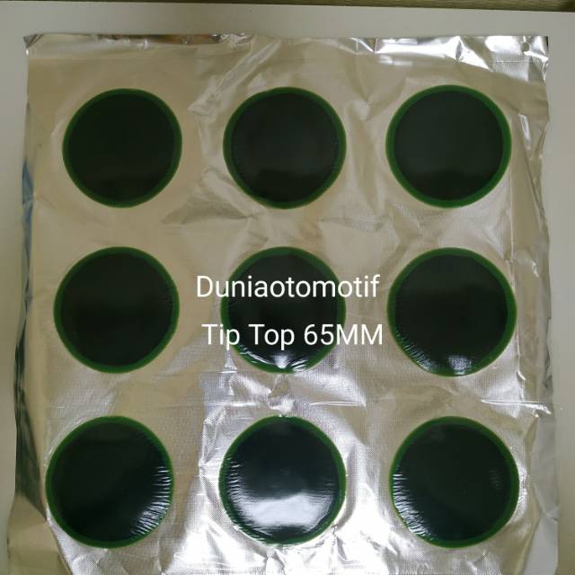 Tambalan Tip Top Maruni Hijau 65 MM