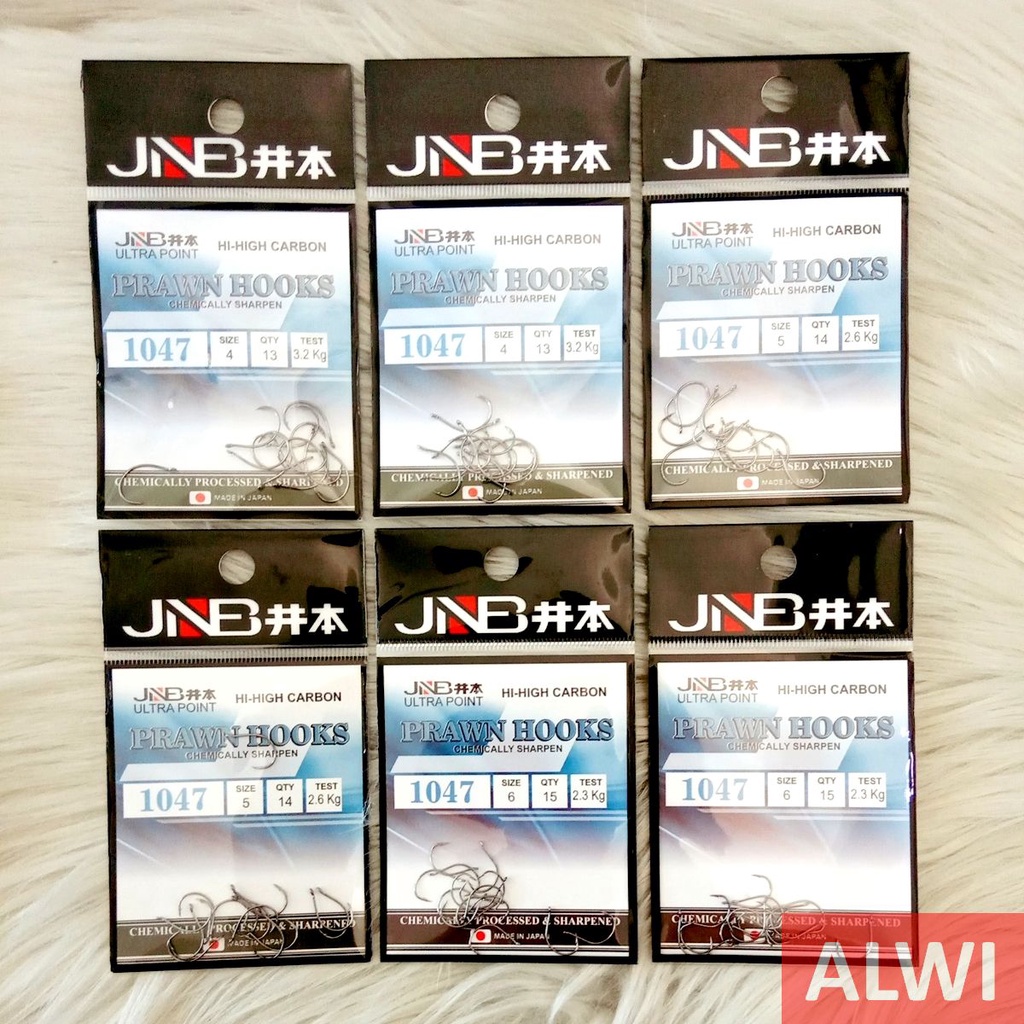 Mata Kail Udang JNB PRAWN 1047 ~ Kail Udang Galah Kecil Bahan Carbon