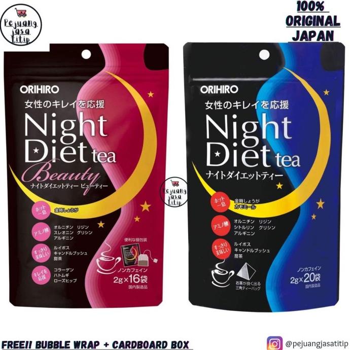 

Orihiro Night Diet Tea 2g x 20pcs dari Jepang