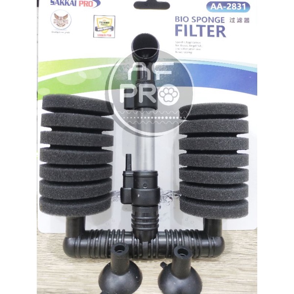 BIO SPONGE FILTER AQUARIUM SAKKAI PRO AA 2831