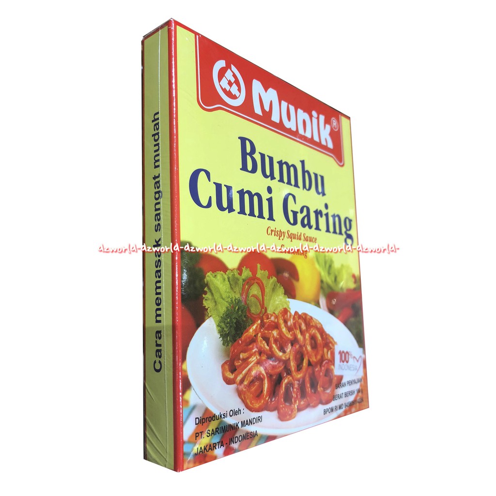 Munik Bumbu Cumi Garing Crispy Sauce Seasoning Bumbu Instan 100gr