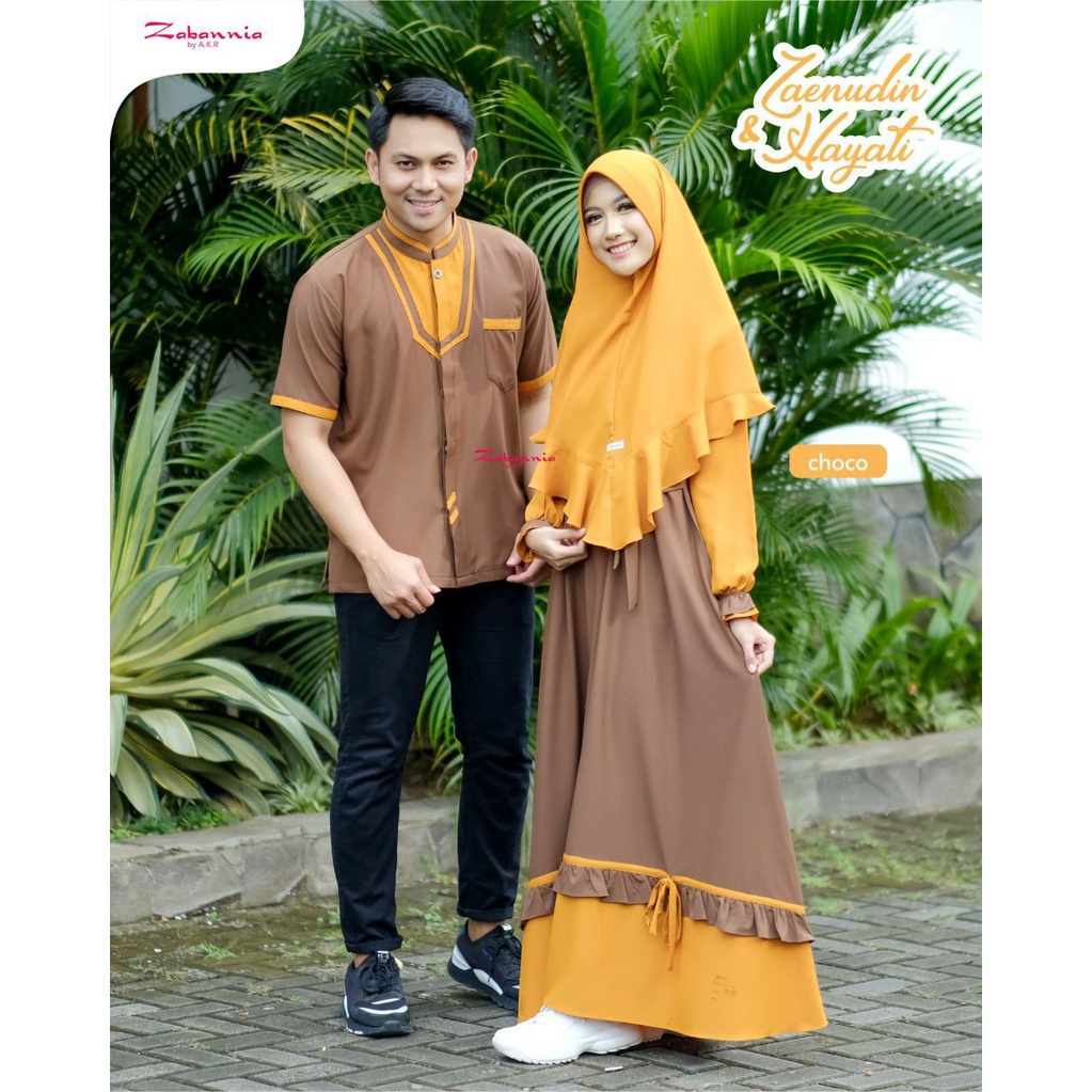 ZAENUDIN BY ZABANNIA KOKO KEMEJA BAJU BUSANA MUSLIM AYAH PRIA LAKI-LAKI LENGAN PANJANG PENDEK BAHAN 