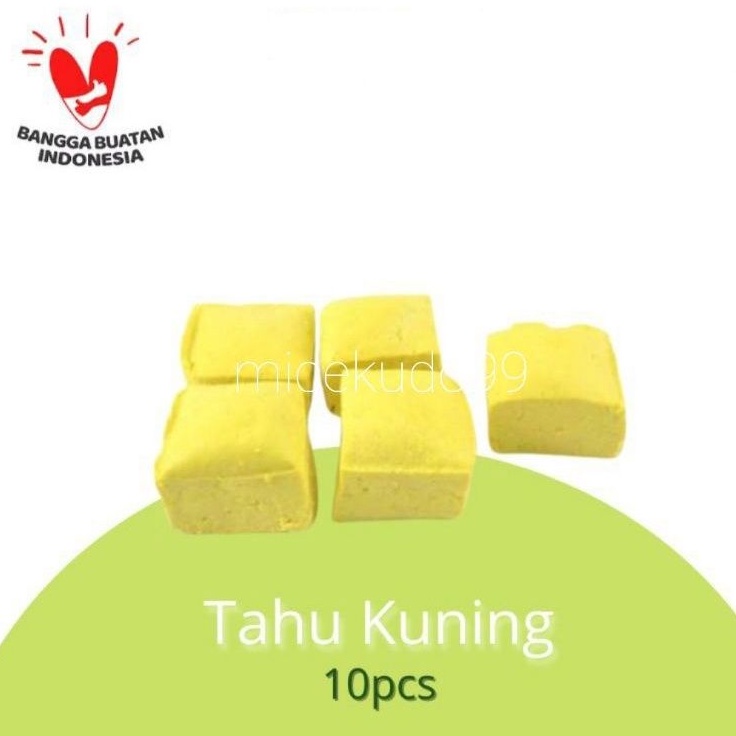 

TAHU KUNING KUNYIT ASLI / FRESH TURMERIC SOY BEANCURD SAYUR SEGAR