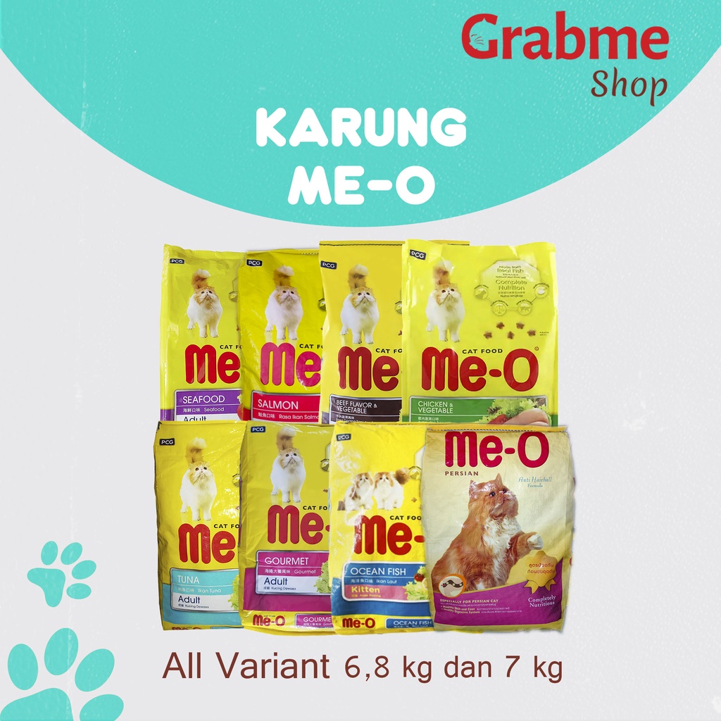 Makanan Kucing kering murah Premium MEO 7kg All Variant