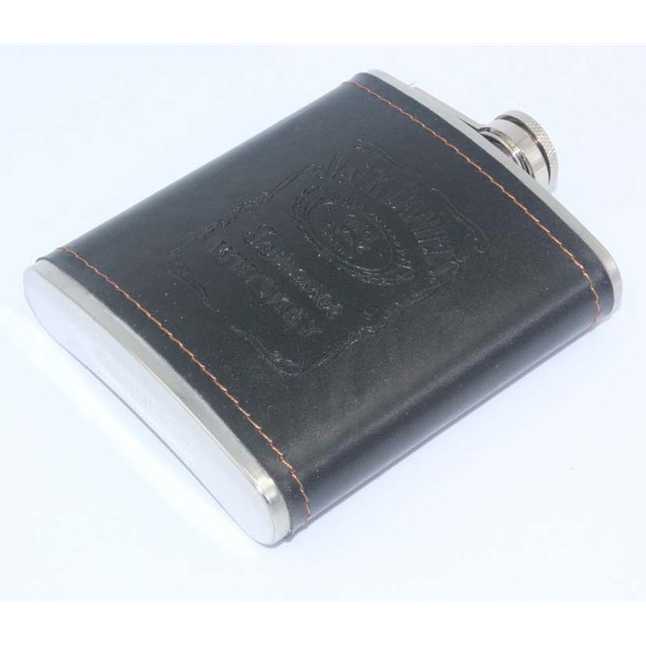 (BISA COD) RVOSTR  Botol Bir Hip Flask Stainless dengan Shot Glass 7Oz