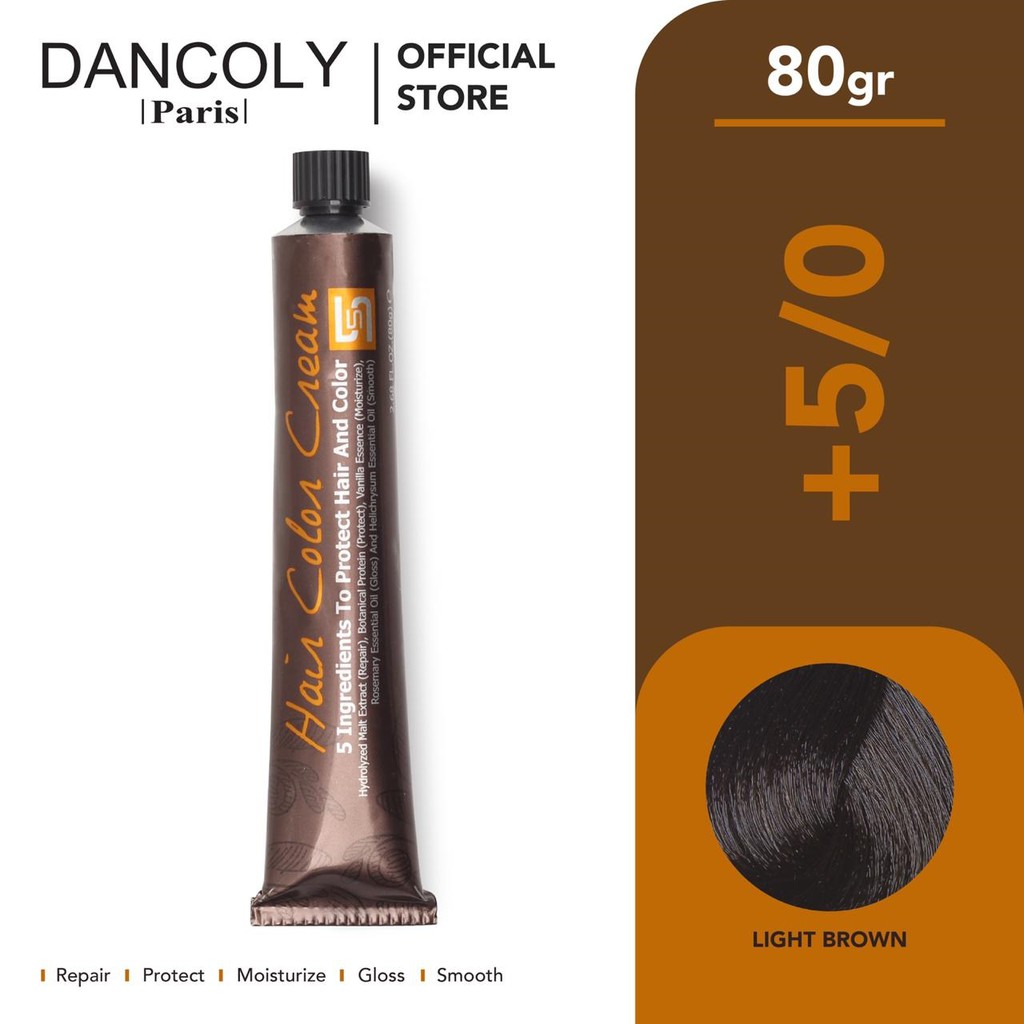 

Dancoly Hair Color / Cat Rambut 80 gr + Peroxide 100 ml ( 7 )