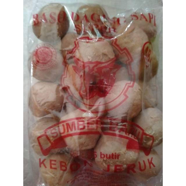 

Kebon Jeruk SB Bakso isi 25 250gr