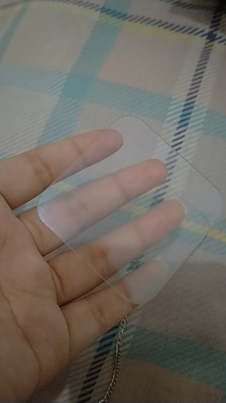 Stiker Perekat Transparan Dua Sisi Tahan Air Dapat Dilepas