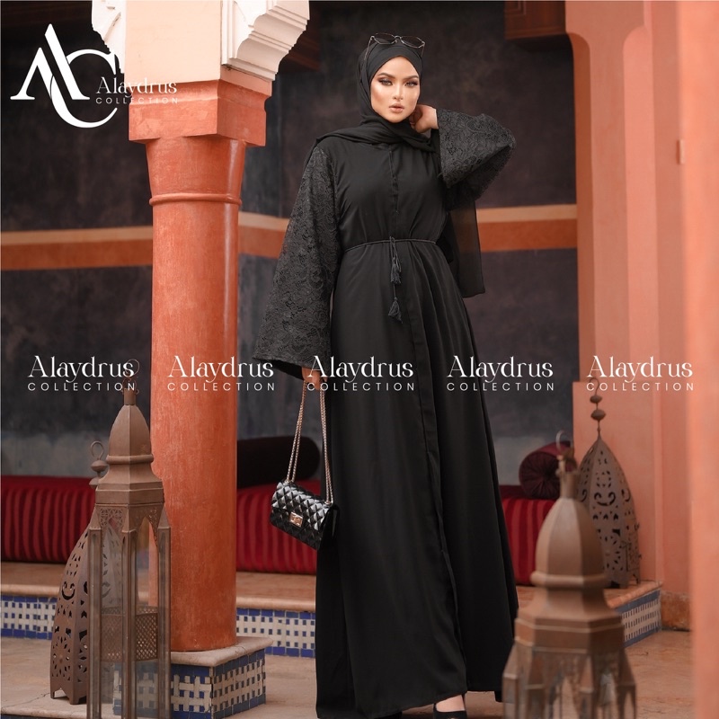 New Abaya Dress Maxi Arab Saudi Bordir Zephy Turki Umroh Dubai Turkey By AlaydrusCollection 448