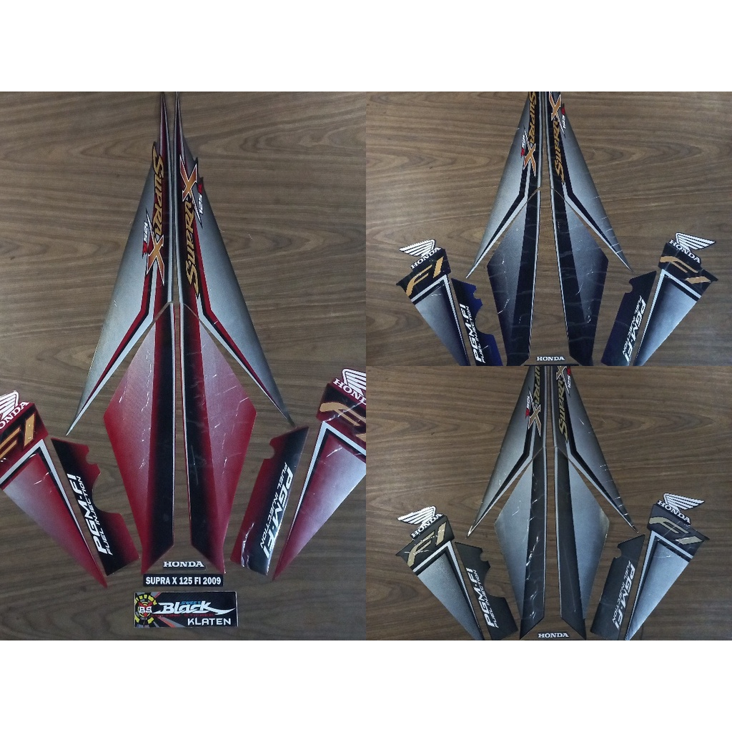 STRIPING SUPRA FI 125R 2009 STANDAR