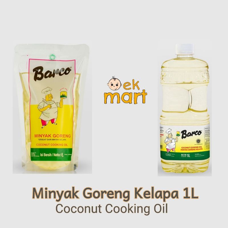 

Barco Minyak Goreng Kelapa 1 Liter