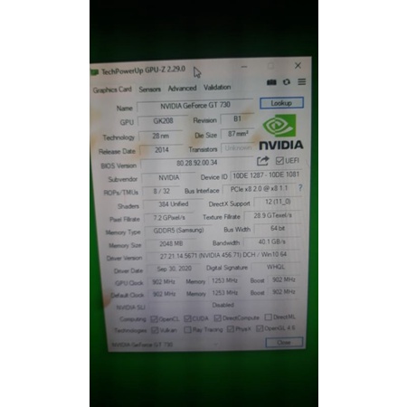 vga gt 730 2gb ddr5 bukan fake