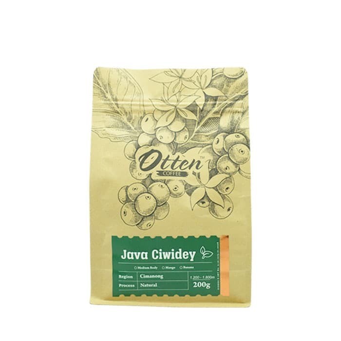 

vd201r Java Ciwidey Natural Process 200G Kopi Arabica - Wholebean Ds20X11