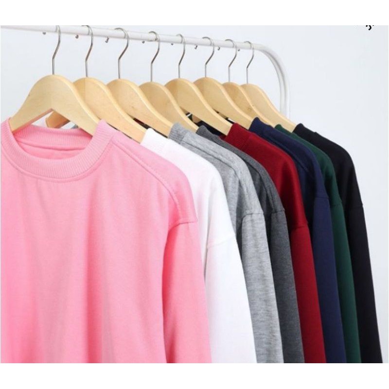 SWEATERPOLOS BASIC SWEATER POLOS SIZE M-XXL ( PRIA & WANITA )-1