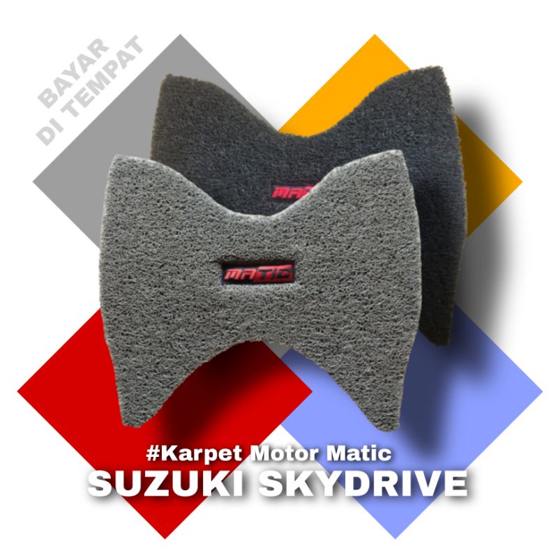 karpet tebal skydrive/alas pijakan kaki motor skydrive125/skydrive crossover