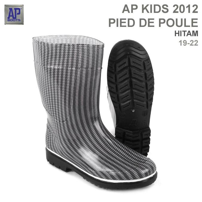 AP Boots AP KIDS 2012 PIED DE POULE - Sepatu Boot PVC