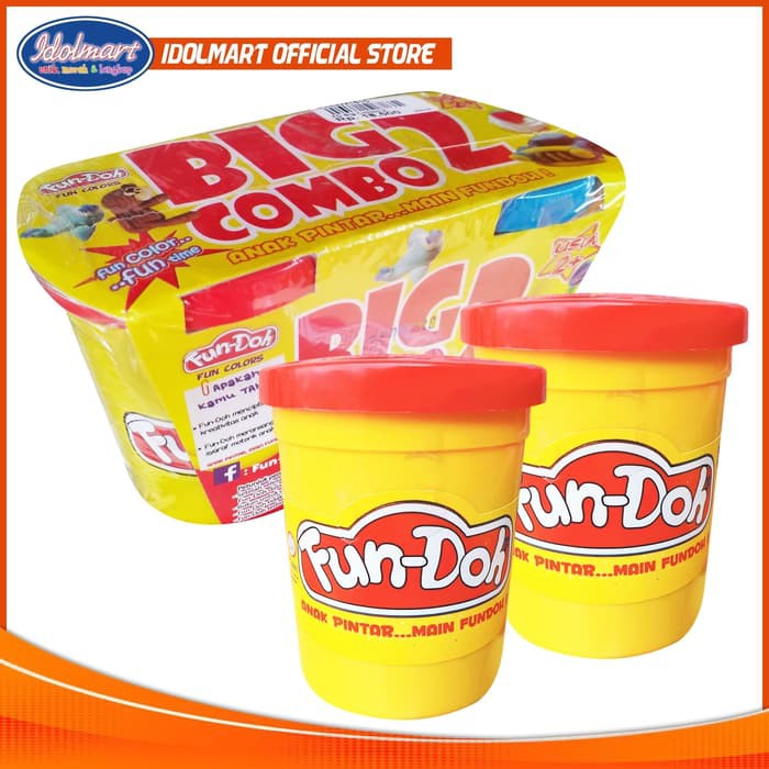 IDOLMART Fun Doh Big Combo 2 Play dough mainan  edukasi 