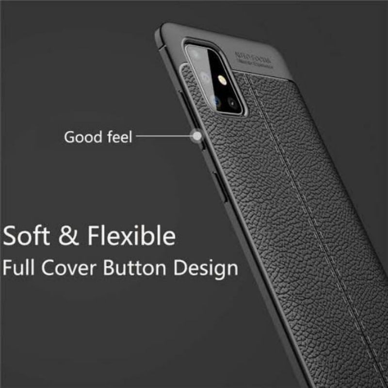 Softcase Samsung A51 Autofocus Leather Case Ultimatte Premium Quality