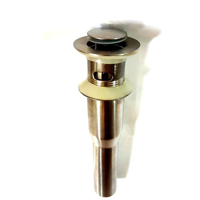 Tutup Wastafel / Afur Avur Wastafel Tekan Pencet Stainless Stell