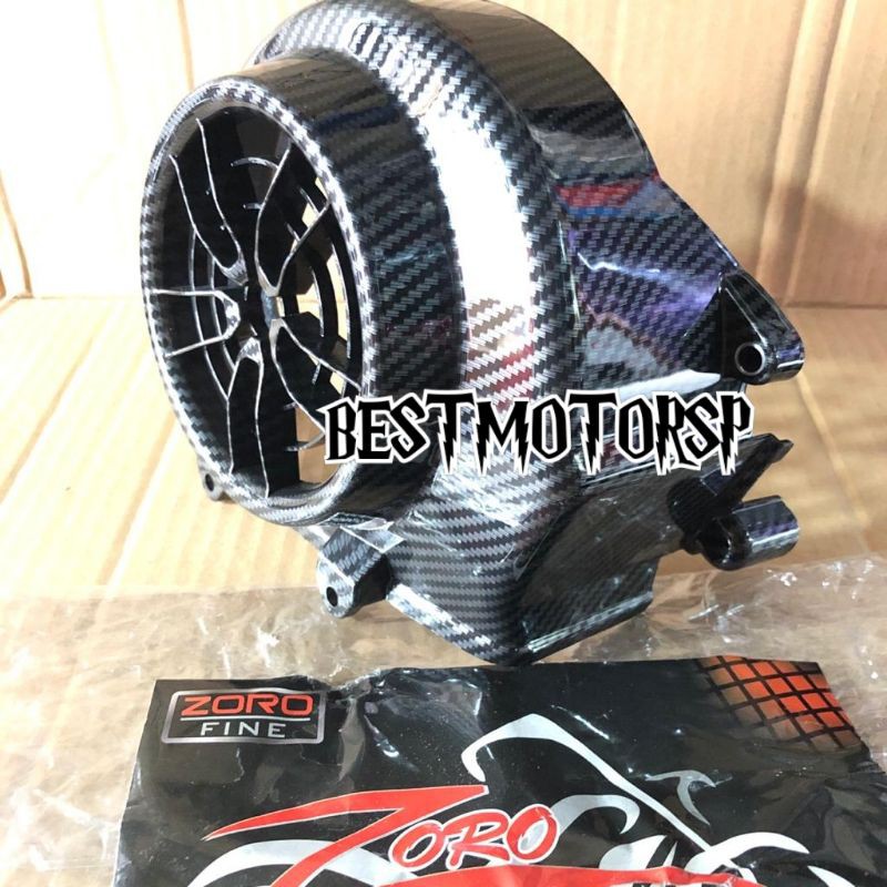 Cover Tutup Kipas BEAT FI ESP NEW SCOOPY BEAT POP BEAT Karbon Kilat Zoro